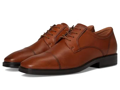 Ecco Milan Cap Toe Tie Oxford In Brown