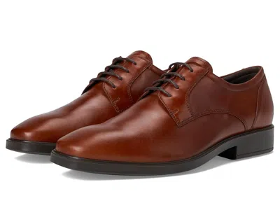 Ecco Milan Plain Toe Oxford In Brown