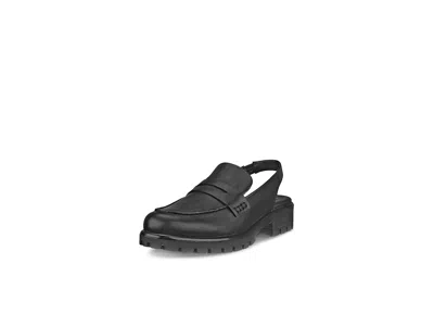 Ecco Modtray Sling Back Penny Loafer In Black
