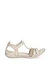 Ecco Multi-strap Leather Sandals In White