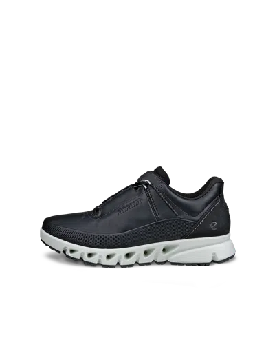 Ecco Multi-vent - Women's Leather Gore-tex Shoe In Black