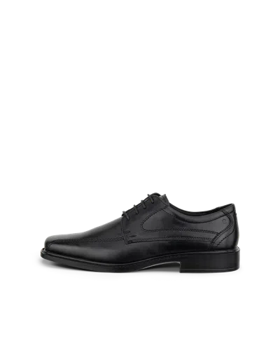 Ecco New Jersey - Men's Leather Bike-toe Derby Shoe In Black
