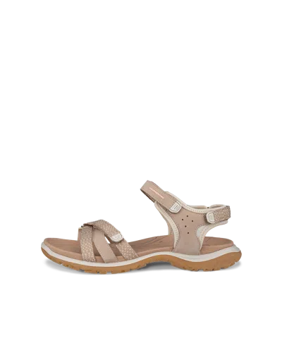 Ecco Offroad Roam - Women's Nubuck Outdoor Sandal In Neutral