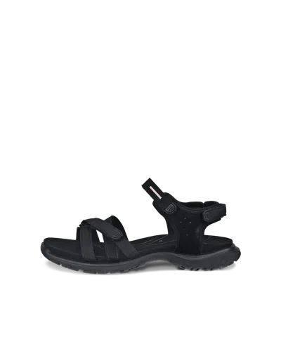 Ecco Offroad Roam - Women's Nubuck Outdoor Sandal In Black