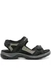 Ecco Offroad Touch-strap Sandals In Black