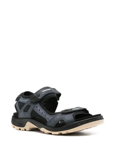 Ecco Offroad Touch-strap Sandals In Blue