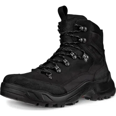 Ecco Offroad Waterproof Hiking Boot In Black/black