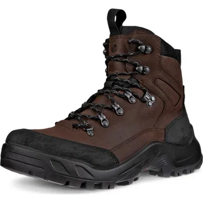 Ecco Offroad Waterproof Hiking Boot In Black/mocha