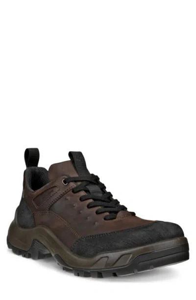 Ecco Offroad Waterproof Hiking Sneaker In Black/mocha