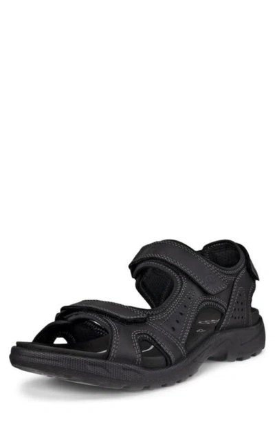 Ecco Onroads Sandal In Black/ Black