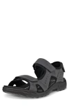 Ecco 'yucatan' Sandal In Magnet/ Black