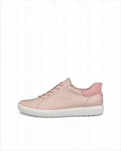 Ecco Pink Leather Sneakers