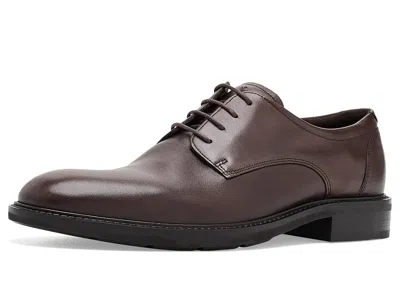 Ecco Prague Derby Plain Toe Oxford Men's Shoes Cocoa Brown: Eu 43 (us Men's 9-9.5) D - Medium