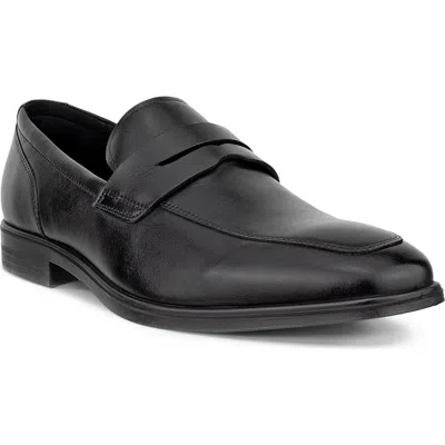 Ecco Queenstown Penny Loafer In Black