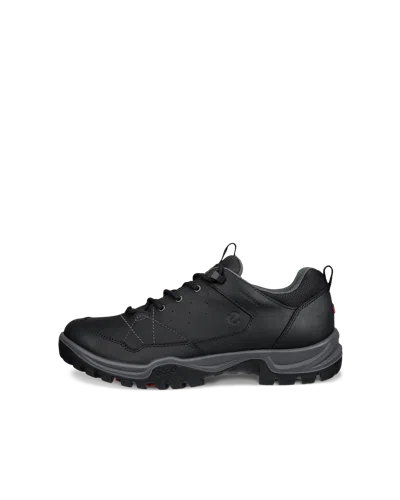 Ecco Receptor Trekk - Men's Nubuck Waterproof Hiking Shoe In Black