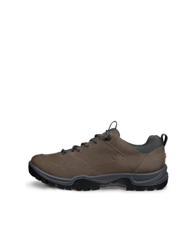 Ecco Receptor Trekk - Men's Nubuck Waterproof Hiking Shoe In Brown
