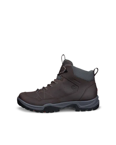 Ecco Receptor Trekk - Men's Nubuck Waterproof Mid-cut Outdoor Boot In Brown