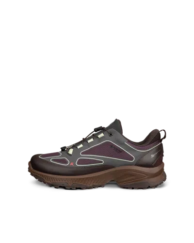 Ecco Receptor Xp - Men's Gore-tex Leather Shoe In Gray
