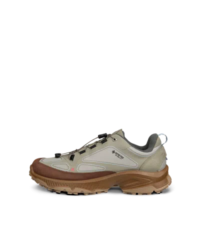 Ecco Receptor Xp - Men's Gore-tex Leather Shoe In Green