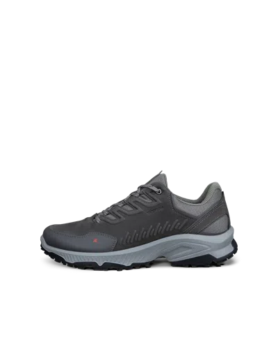 Ecco Receptor Xp - Men's Nubuck Outdoor Waterproof Shoe In Gray