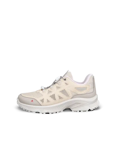 Ecco Receptor Xp - Women's Breathable Speed-lace Sneaker In Beige