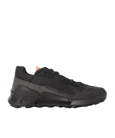 Ecco Round Toe Sneakers In Gray