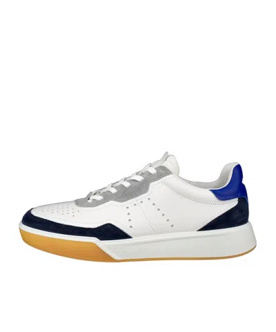 Ecco Round Toe Sneakers In White