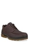 Ecco Rugged Track Waterproof Lug Sole Boot In Burgundy