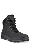 Ecco Rugged Track Waterproof Plain Boot In Black
