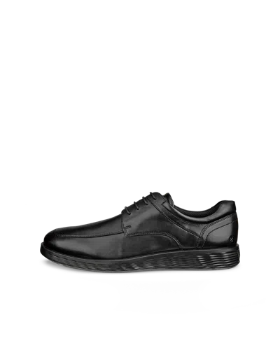 Ecco S Lite Hybrid - Men's Leather Apron Derby Shoe In Black