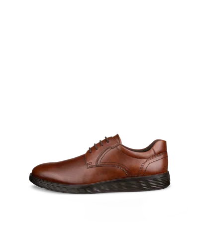 Ecco S Lite Hybrid - Men's Leather Derby Shoe In Brown