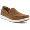 Ecco S Lite Moc Toe Slip-on In Camel/cognac