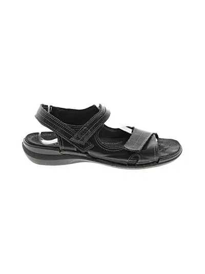 Pre-owned Ecco Sandals In Black