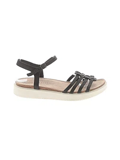Pre-owned Ecco Sandals In Black
