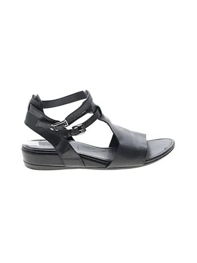 Pre-owned Ecco Sandals In Black