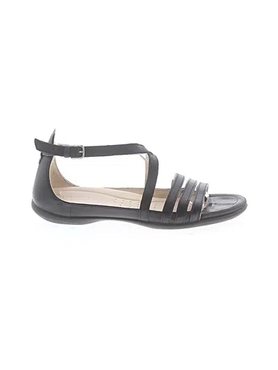 Pre-owned Ecco Sandals In Black