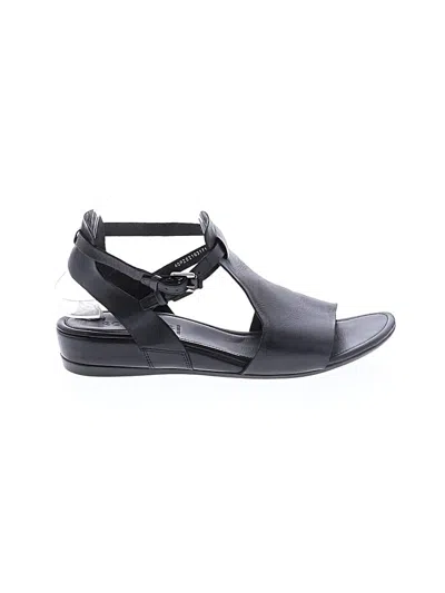 Pre-owned Ecco Sandals In Black
