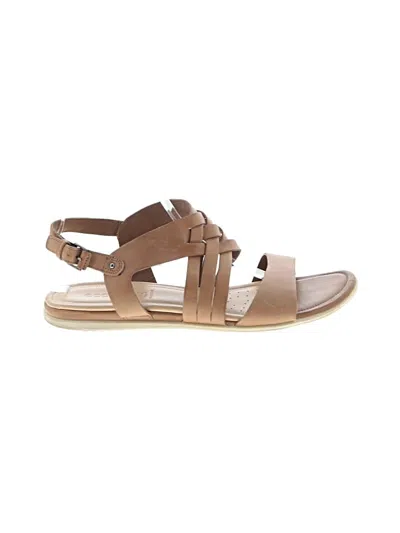 Pre-owned Ecco Sandals In Brown