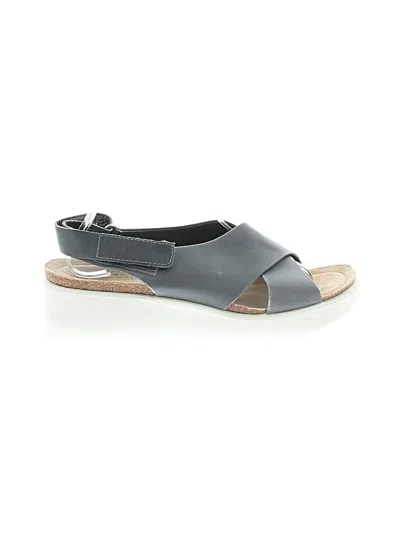Pre-owned Ecco Sandals In Gray
