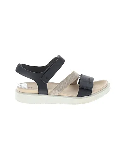 Pre-owned Ecco Sandals In Gray