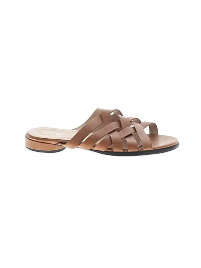 Pre-owned Ecco Sandals In Tan