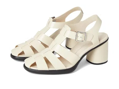 Ecco Sculpted 55 Luxe Fisherman Heel Sandal In White