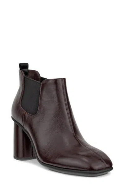 Ecco Sculpted Alba Chelsea Boot In Burgundy