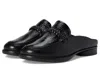 Ecco Sculpted Luxury Braided Mule In Black