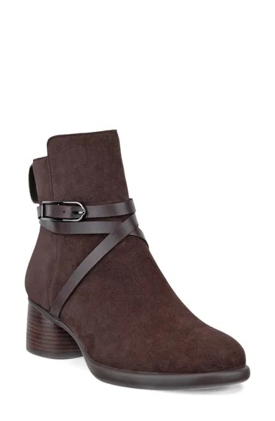 Ecco Sculpted Lx 35 Bootie In Mocha