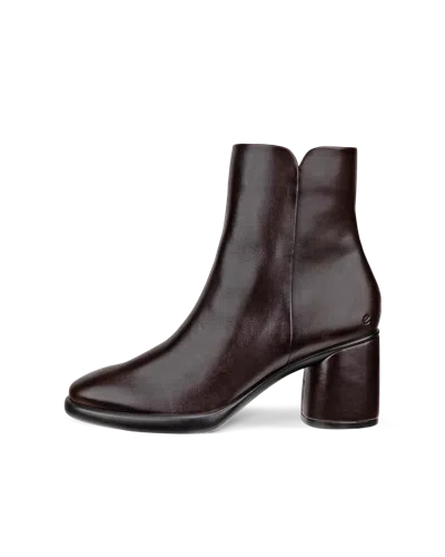 Ecco Sculpted Lx 55 - Women's Leather Ankle Boot In Brown