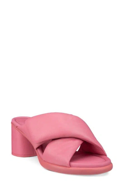 Ecco Sculpted Lx Slide Sandal In Pink