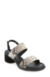 Ecco Sculpted Lx Slingback Sandal In Dark Clay