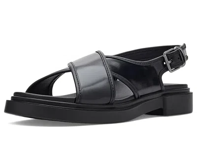 Ecco Seoul Cross Strap Slingback Sandals In Black