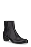 Ecco Shape Mid Zip Bootie In Black